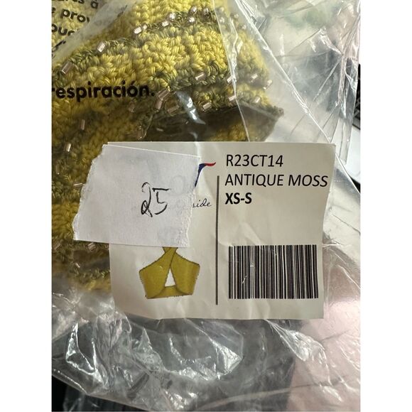 NWT My Beachy Side Rosemary Knitted Halter Crop Top & Shorts Set Moss XS-S - Picture 9 of 11